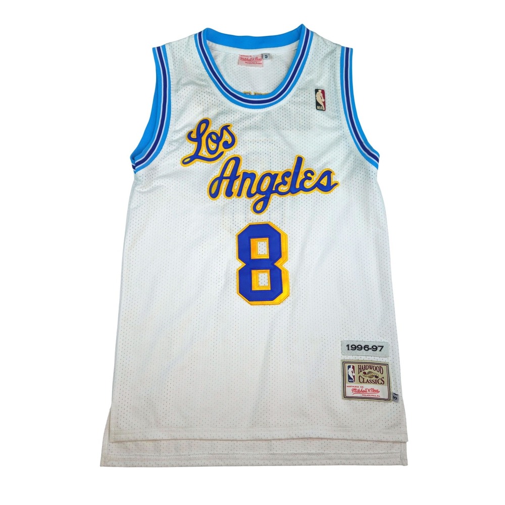 Mitchell & Ness Kobe Bryant Lakers 1996-97 Hardwood Classics Jersey White Mens S
